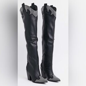 Western Black Women's Boots